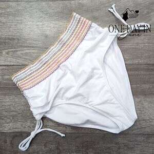 Blooming Jelly High Waist Cinched Side Bikini Bottom Size M